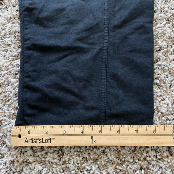 Prana Mindful Movement Harem Pant Women's XL Black Relaxed Mid Rise Tapered Leg - Picture 12 of 13